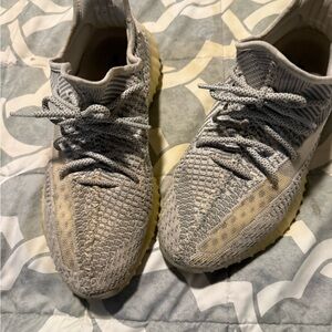 Yeezy Gray and Cream Sneakers